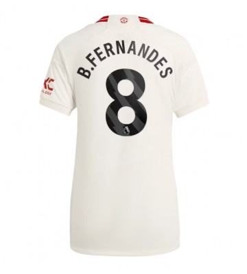 Manchester United Bruno Fernandes #8 Tredje Tröja Kvinnor 2023-24 Kortärmad